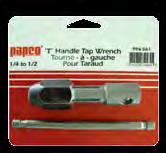 to 5 as listed above. 99-550 TOOLS OUTILS T - HANDLE TAP WRENCH No. 99-50 Fits taps from No.