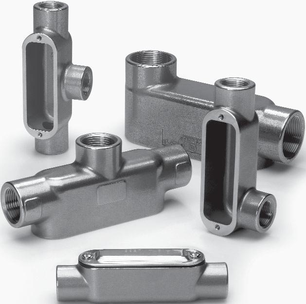 Condulet Conduit Outlet Bodies, Covers and Gaskets - Stainless Steel Eaton's Crouse-Hinds Condulet Stainless Steel Fittings deliver power where you need it, saving you time and money throughout the