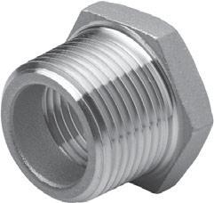 Features: Self healing properties of stainless steel fittings help reduce the penetration of rust/corrosion and eliminate damage to the fitting Stainless steel fittings retain their strength in
