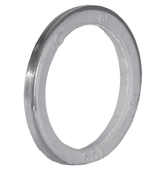 Stainless Steel Fittings Sealing Gaskets and Locknuts SEALING GASKET (Order Separately) Sealing Gasket with Stainless Steel Retaining Ring (Order Separately) Applications: To form a raintight seal