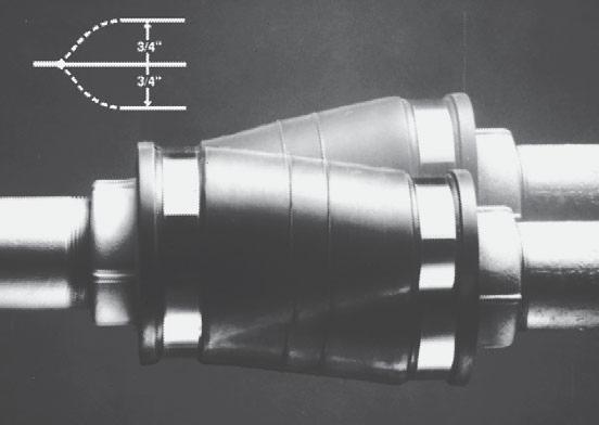 Hot Dip Galvanized Products Watertight Corrosion-Resistant XD Expansion/Deflection Coupling Applications: XD couplings can be installed indoors, outdoors, buried underground, or embedded in concrete