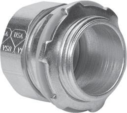 Thin Wall Conduit Fittings (For EMT Conduit) Compression Type Fittings - Product of the USA - Raintight PRODUCT OF THE USA FITTINGS Applications: Product of the USA conduit fittings are used: To join