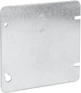 Steel Square Covers 4 11 /16" SQUARE COVERS CUBIC INCH CAPACITY (SEE BELOW) UL LISTED TP568