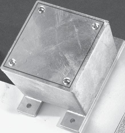 WEB Junction Box Heavy Duty Internal Recess Flange for Flush Mounting Dust-tight Raintight NEMA 3 Applications: WEB Junction Boxes are installed: Where a heavy duty, dust-tight or raintight enclosure