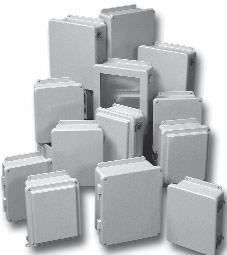 Fiberglass Enclosures Raised Cover Series Eaton's Crouse-Hinds Raised Cover Series offers a solution for applications requiring an enclosure with a raised or deeper cover.
