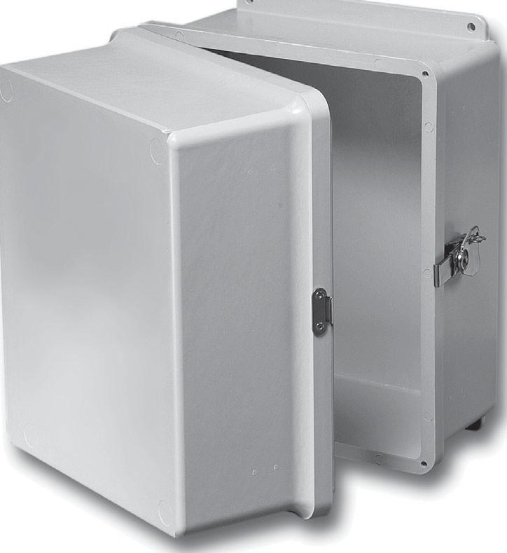 Fiberglass Enclosures Xtra Deep Series Eaton's Crouse-Hinds Xtra Deep Series offers a solution for applications requiring an extra deep enclosure.