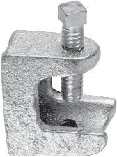 Rigid/Intermediate Grade Conduit Fittings Conduit Clamps, Straps, Hangers CABLE AND CONDUIT HANGERS STEEL Certifications and Compliances: UL Listed With Bolt BEAM CLAMPS/INSULATOR SUPPORTS MALLEABLE