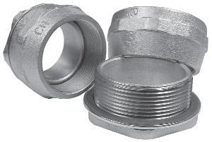 Conduit Hubs CONDUIT HUBS - MALLEABLE IRON Applications: Ideal for terminating electrical conduit through the walls of enclosures.