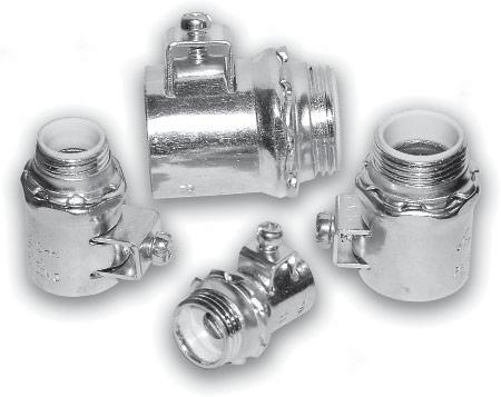 Flexible Metallic Conduit Fittings ACB Series ACB SERIES STEEL & MALLEABLE IRON Applications: ACB Series Connectors are used to connect armored cable, metal clad cable or flexible metallic conduit to