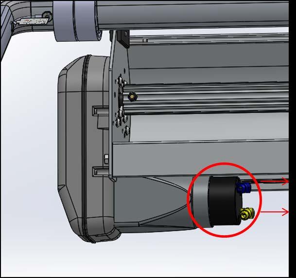 Figure 4: Removing the Motor Cap 2.