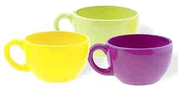 50 ea G03 SC5751 3-pc 5" round dark pastel big mug