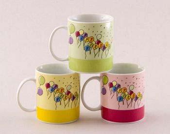 5"h ceramic tiger print mug (18