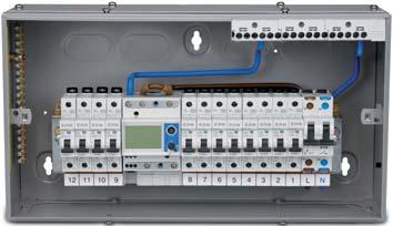 The meters provide a pulsed output for kwh for simple integration, with Modbus communication as an alternative option.
