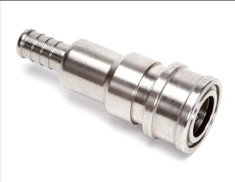 SK2VV232-8 QRC Socket connectors with internal hosetail Couplings are for use in high temperature autoclaves and ovens, high temperature tooling and associated equipment.