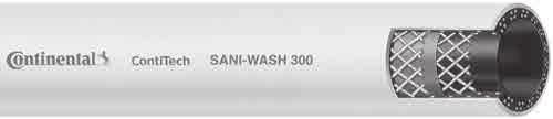 118 Sani-Wash 300 Transfer Suction & Sani-Wash 300 is an economical hose for hot water washdown and cleanup, up to 205 F (96 C).