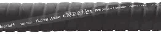 Transfer Suction & 242 Arctic ExtremeFlex A New Degree of Flexibility Transfer Arctic ExtremeFlex is an extremely flexible and lightweight drop hose for transfer of petroleum-based products under