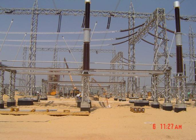 GIS Substation Conventional Substation B - Overhead transmission Lines Ultra and high voltage transmission