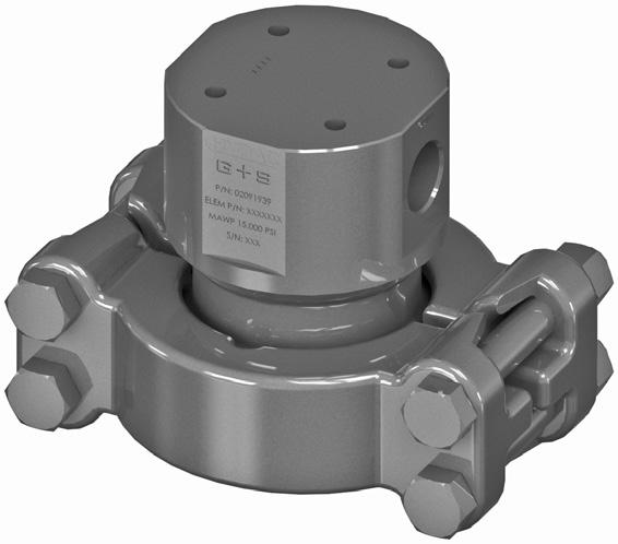 STAINLESS STEEL PRESSURE FILTERS ACSSFH-1035 High Pressure Filter Up to 15,000 PSIG up to 63 GPM Features Non-welded housing design reduces stress concentrations and prevents fatigue failure.
