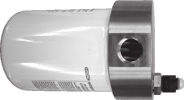 STAINLESS STEEL PRESSURE FILTERS EMF Series Inline Filters up to 120 PSIG up to 60 GPM Hydraulic Symbol A Description These filters consist of a filter head and a screw-on filter element can.
