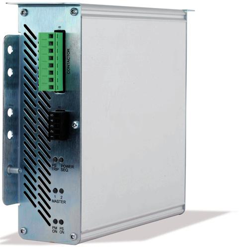 modules connected in parallel Low harmonics with 12, 18 or 24 pulse operation Low losses up to 98% efficient Unidrive SPM Power Selector Module Flexible control of parallel connected