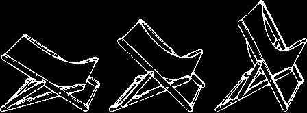 The framework of a deckchair is an adjustable 3-bar linkage system.