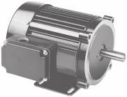 AC Induction Motors 1/5-1/2 HP 48 Totally enclosed IP-20 rating Fan cooled for high output power Class B insulation system operated within Class A limits to prolong winding and lubricant life
