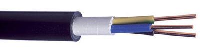 NYY-J Cable Application: A VDE approved, solid conductor, black PVC jacketed, 600/1kV power and control cable.