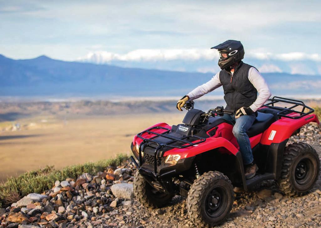 > ATV ACCESSORIES TAILOR-MADE TO FIT YOUR RIDING STYLE.