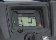 TRX500 FOREMAN ES EPS MULTI-FUNCTION LCD The Foreman s waterproof LCD instrument panel provides large readouts for fuel level, gear position, speedometer, odometer, trip meter, hour meter and