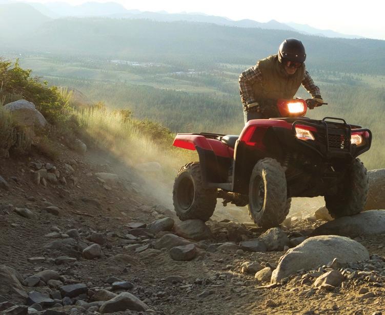A HISTORY OF INNOVATION Honda has been building ATVs longer than any other major manufacturer, and along the way we ve introduced a host of landmark innovations all aimed