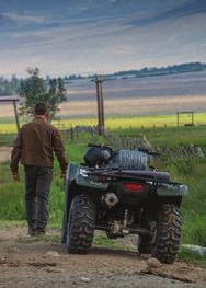RANCHER 420 LEGENDARY PERFORMANCE Want a versatile ATV with easily manageable size and weight, a strong work ethic, and a
