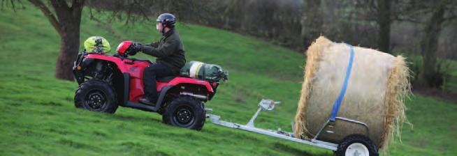 Built around a solid chassis offering class leading handling, and fitted with IRS and pre-load adjustable twin rear shocks (giving 216mm of grip), it ll smoothy tackle the toughest terrain.