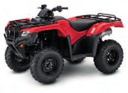 4WD THE ADVANCED MID-SIZE ATV / 16 For simple usability and a rewarding ride, the Fourtrax DCT 4wd models really set the standard with greater fuel efficiency and automatic shifting.