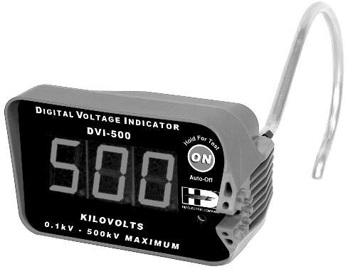 D I G I TA L V O LTAG E I N D I C ATO R S DESCRIPTION The Digital Voltage Indicators, DVI-100 and DVI-500, are direct contact digital voltage indicators for overhead and underground power