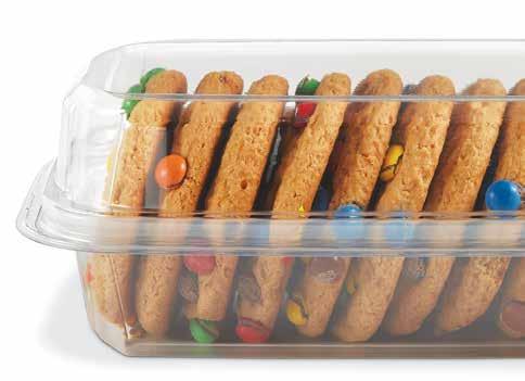 for grab-and-go, take-out and snack applications.