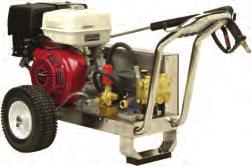 Cold Water High Pressure Washer 4 GPM at 3500 PSI 13 HP Honda gas engine Includes 36 wand, trigger gun and 50-foot high