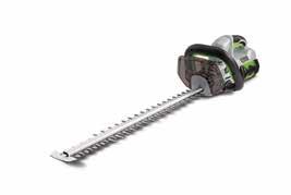 HANDLE USE WITH BACKPACK IT'S LIGHT, COMFORTABLE TO USE AND HAS ALL THE POWER YOU NEED Available in 51, 61 and 65cm lengths, there s an EGO hedge trimmer for every size job.