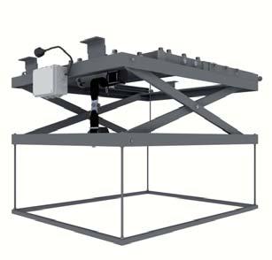 126 PROJECTOR SOLUTIONS 1070 SCISSOR LIFT SYSTEMS : Including 3rd service position Optional ceiling finishing mask, Ref: P3733 (CFM-1070) see page 128 Power supply: 2 VAC -60 Hz Movable frame