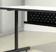 T-Mate features: Starter tables are freestanding with two legs, while Adder tables come standard with one leg and can be