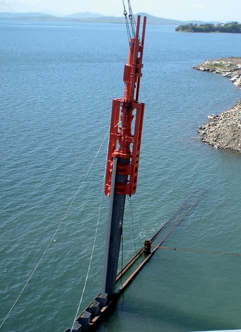 Rope Suspended Leads DLMAG U-type offshore leads guide the haer in riding-haer applications, such as driving of single piles (pipe piles, king piles, etc.).