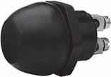 Switches Push-button switches For flush fitting. Black button. With damp-proof cover.