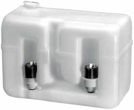 Water tanks Water tanks Capacity: 8.0 l. Pump holder position : 35 mm dia. hole position 2: 46 mm dia. hole position : position 2: mm dia. hole mm dia.