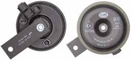 Horns Disc-type-horns S 90 Black finish metal body, diaphragm and bracket. Sound pressure level 2 m away: 3 db(a).
