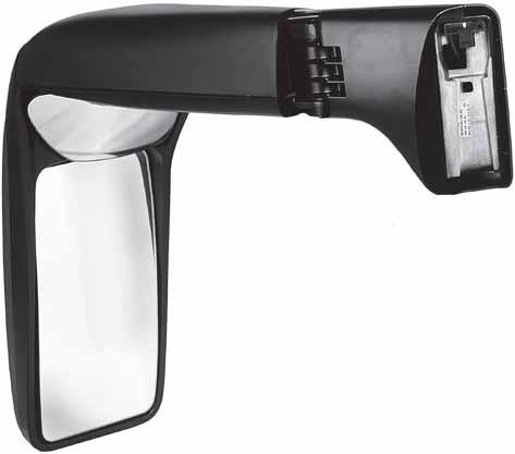 glass carrier 9MN 562 843-002 Electrical adjustment drive 9HD 564 36-002 Cap, grey 9XD 564 323-002 Folding hinge Black/grey plastic mirror head and arm. Driving mirror: 340 x 75 mm.