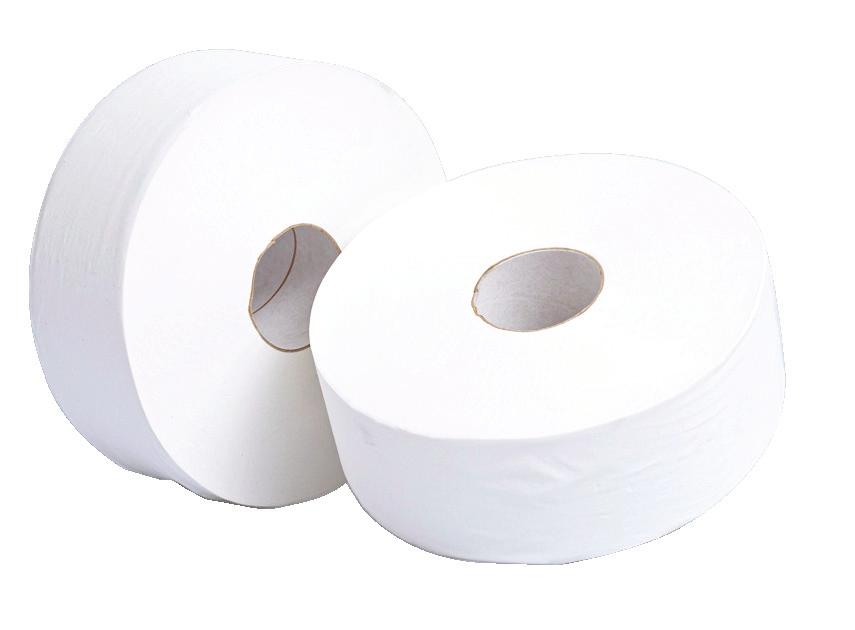 Jumbo Toilet Roll Our comprehensive essentials range of Jumbo toilet roll comes in a variety of widths, lengths and plys meaning there is no need to compromise when attempting to