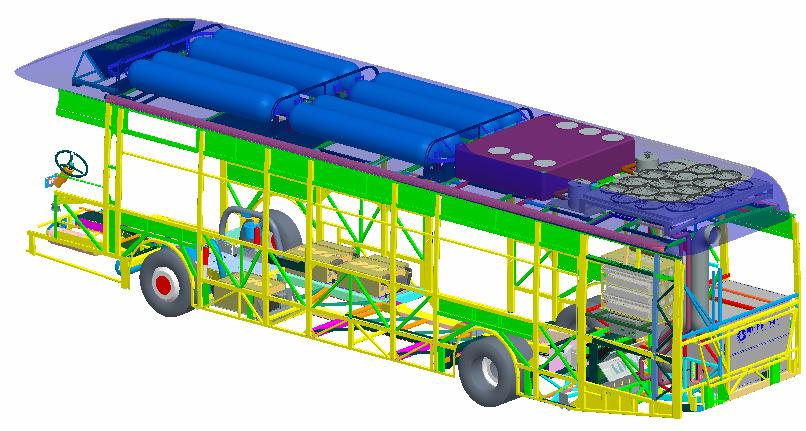 Configuration of the FC buses for AC Transit,