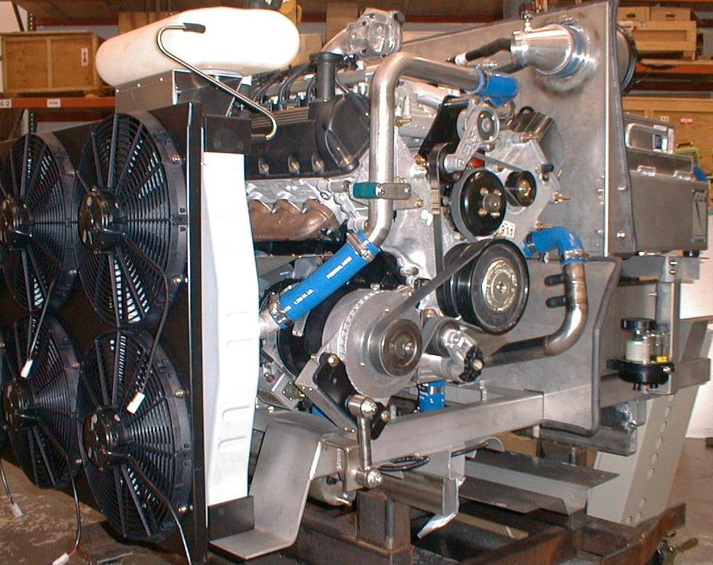 Hydrogen engine in cradle note