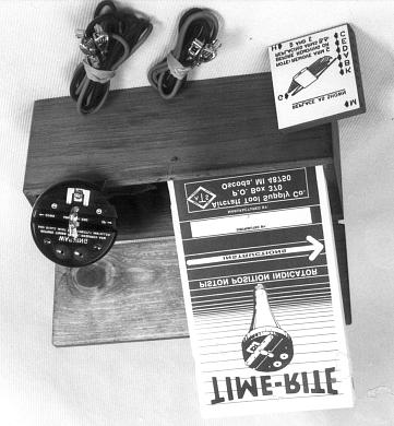 DESCRIPTION DESCRIPTION Time-Rite is an instrument designed for precision timing of aircraft engines by direct measurement of piston travel.