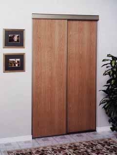 BYPASS PANEL CLOSET DOORS 48 x 80 1/2 (2 Door) 60 x 80 1/2 (2 Door) 72 x 80 1/2 (2 Door) 84 x 80 1/2 (2 Door) 96 x 80 1/2 (2 Door) 108 x 80 1/2 (3 Door) 120 x 80 1/2 (3 Door) 144 x 80 1/2 (3 Door)