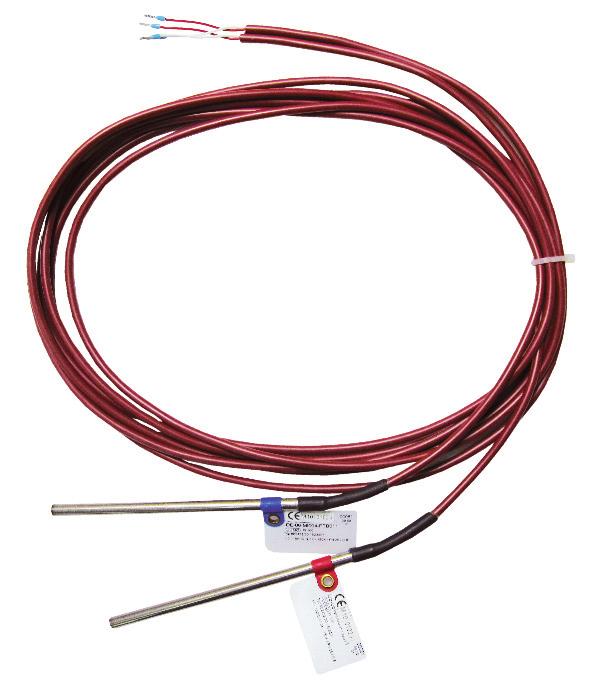 TEMPERATURE SENSOR FOR POCKET INSTALLATION THF C105 / C140 / C230 Technical Data Measuring resistance Pt 100 / Pt 500 Standard compliance EN 1434 / EN 60751 Connection 2-wire 4-wire 0 to 150 C